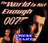 007 - The World Is Not Enough (USA, Europe) Title Screen
